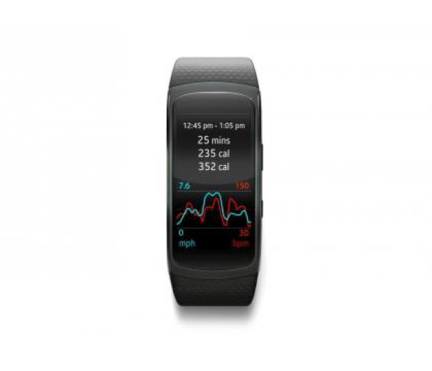 Samsung Gear Fit 2 (L) SM-R3600 czarny - 309274 - zdjęcie 2